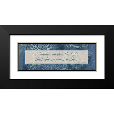 Light Within Black Modern Wood Framed Art Print with Double Matting by Haynes, Smith