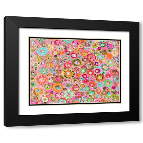 Candy Light Black Modern Wood Framed Art Print with Double Matting by Lewis, Sharalee