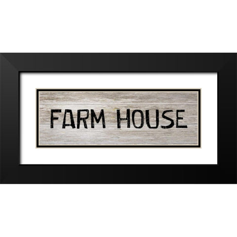 Fram House Black Modern Wood Framed Art Print with Double Matting by Lewis, Sheldon