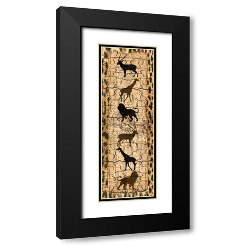 Pride Land Black Modern Wood Framed Art Print with Double Matting by Lewis, Sheldon