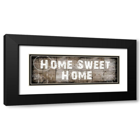 Sweet Farmhouse Black Modern Wood Framed Art Print with Double Matting by Lewis, Sheldon