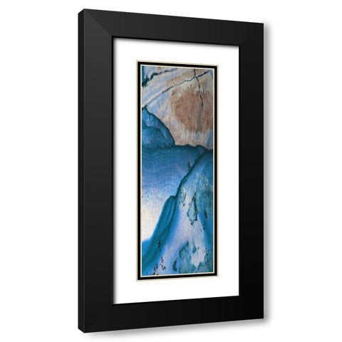 Contour 2 Black Modern Wood Framed Art Print with Double Matting by Lewis, Sheldon