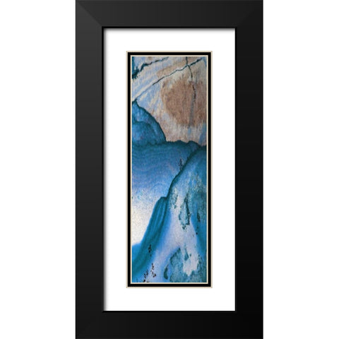 Contour 2 Black Modern Wood Framed Art Print with Double Matting by Lewis, Sheldon