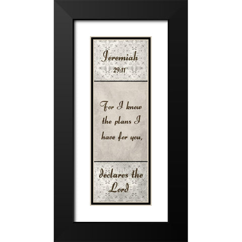Declares The Lord 1 Black Modern Wood Framed Art Print with Double Matting by Lewis, Sheldon