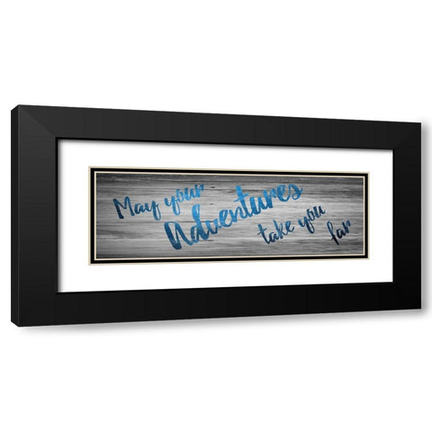 Fly Black Modern Wood Framed Art Print with Double Matting by Lewis, Sheldon