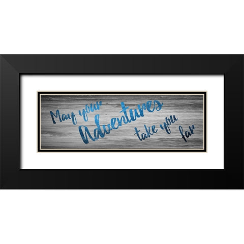 Fly Black Modern Wood Framed Art Print with Double Matting by Lewis, Sheldon