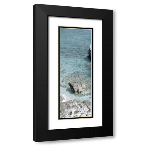 Hidden Paradise Black Modern Wood Framed Art Print with Double Matting by Lewis, Sheldon