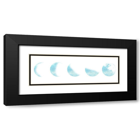 Phased Out Black Modern Wood Framed Art Print with Double Matting by Lewis, Sheldon