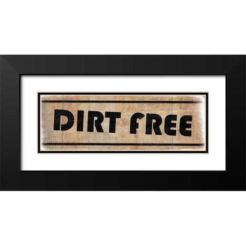 Dirt Free Black Modern Wood Framed Art Print with Double Matting by Lewis, Sheldon