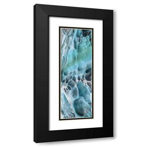 Coastal Rock 1 Black Modern Wood Framed Art Print with Double Matting by Lewis, Sheldon