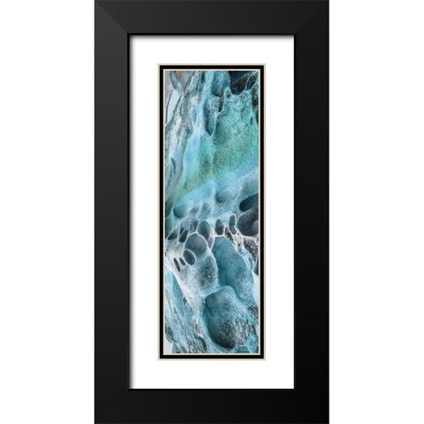 Coastal Rock 1 Black Modern Wood Framed Art Print with Double Matting by Lewis, Sheldon