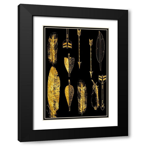The Hunt Black Modern Wood Framed Art Print with Double Matting by Lewis, Sheldon