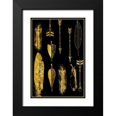 The Hunt Black Modern Wood Framed Art Print with Double Matting by Lewis, Sheldon