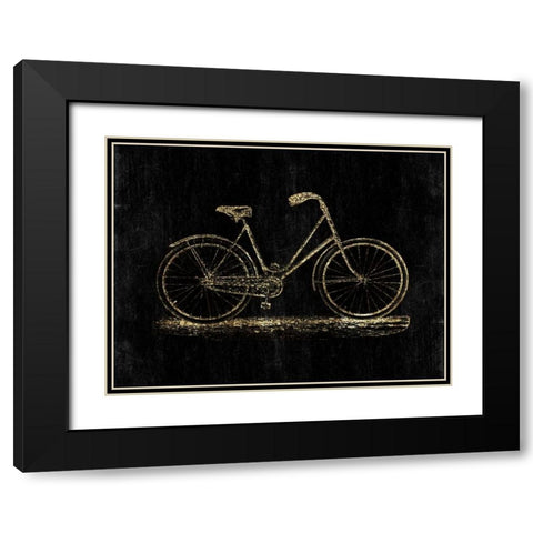 Be Anywhere Black Modern Wood Framed Art Print with Double Matting by Lewis, Sheldon