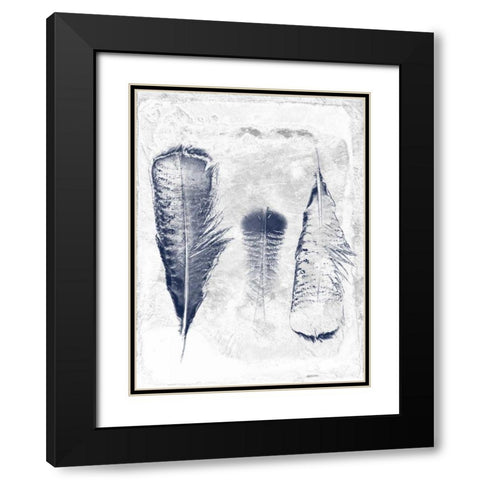 Three Of A Kind Black Modern Wood Framed Art Print with Double Matting by Lewis, Sheldon