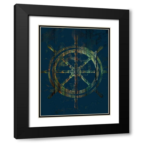 Guide Us Captain 1 Black Modern Wood Framed Art Print with Double Matting by Lewis, Sheldon