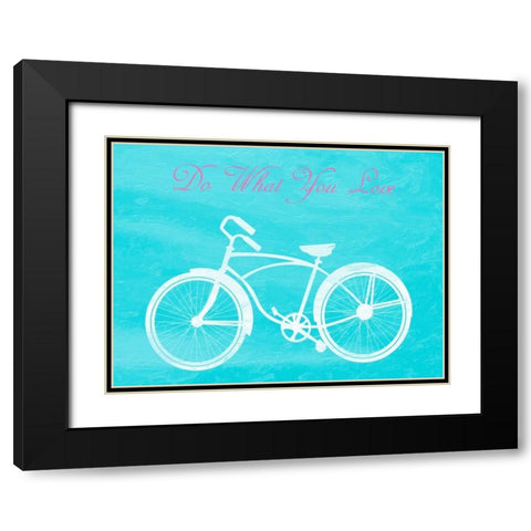 Do What You Like Black Modern Wood Framed Art Print with Double Matting by Lewis, Sheldon