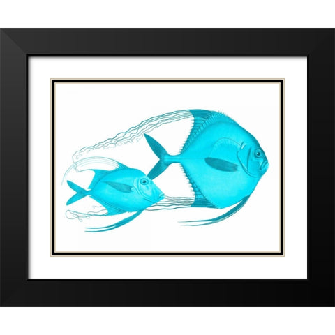 Angelic Host Black Modern Wood Framed Art Print with Double Matting by Lewis, Sheldon