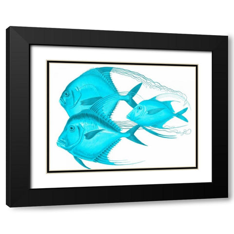 Angels Of The Deep Black Modern Wood Framed Art Print with Double Matting by Lewis, Sheldon