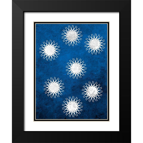 Indigo Sky 1 Black Modern Wood Framed Art Print with Double Matting by Lewis, Sheldon