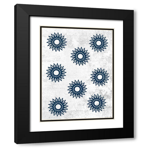 Indigo Sky 2 Black Modern Wood Framed Art Print with Double Matting by Lewis, Sheldon