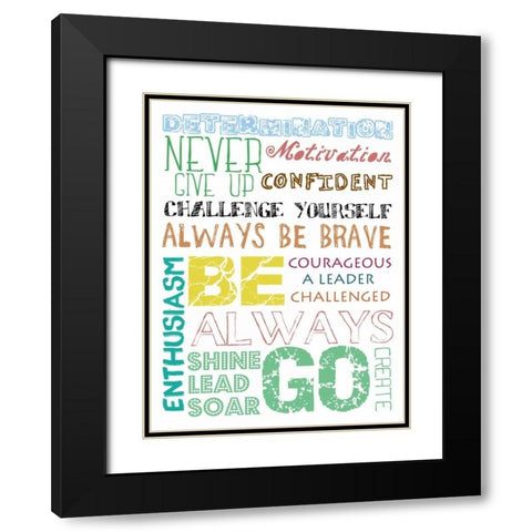 Go Create Black Modern Wood Framed Art Print with Double Matting by Lewis, Sheldon
