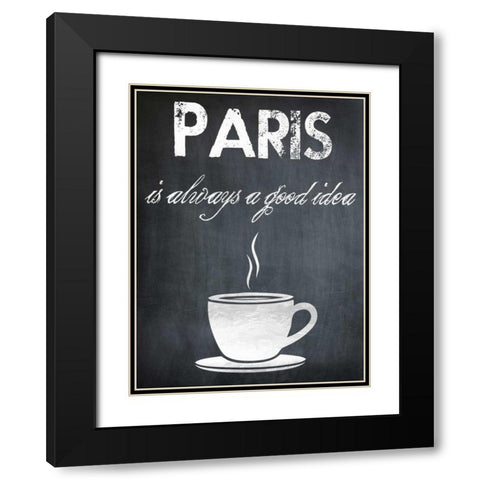 Always A Good Idea Black Modern Wood Framed Art Print with Double Matting by Lewis, Sheldon