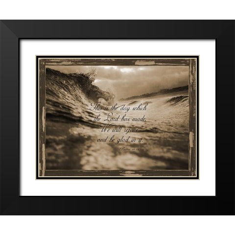 Psalms 118-24 Black Modern Wood Framed Art Print with Double Matting by Lewis, Sheldon