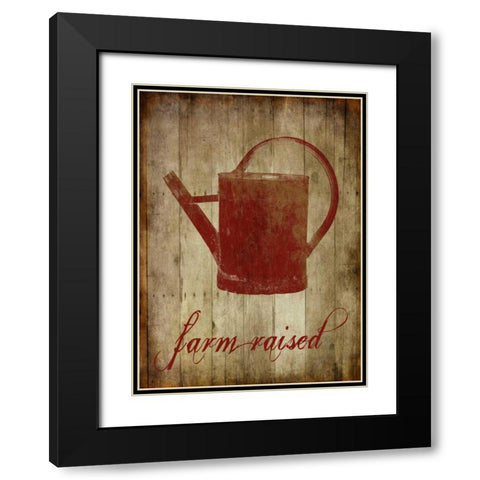 Farm Raised Black Modern Wood Framed Art Print with Double Matting by Lewis, Sheldon