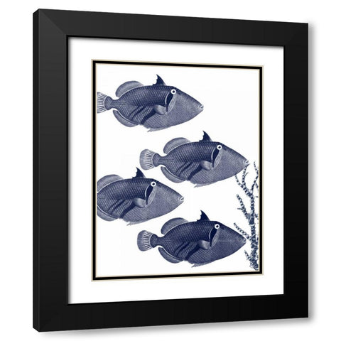 Coastal Orchestra Black Modern Wood Framed Art Print with Double Matting by Lewis, Sheldon