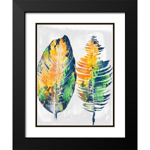 Tropical 2 Black Modern Wood Framed Art Print with Double Matting by Lewis, Sheldon