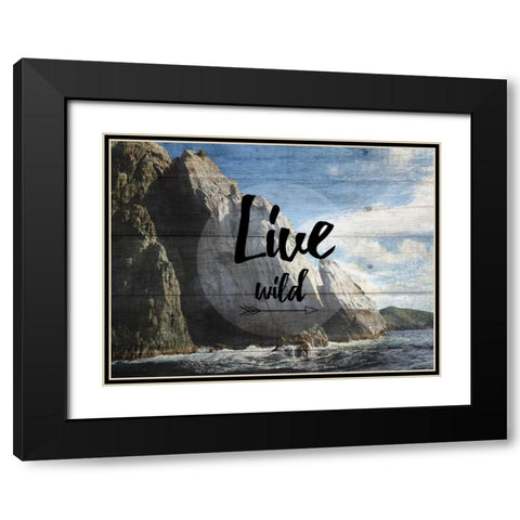 Your Adventure Black Modern Wood Framed Art Print with Double Matting by Lewis, Sheldon
