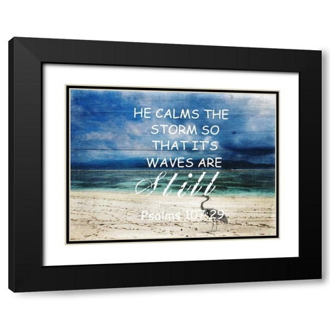 Its Waves Are Still Black Modern Wood Framed Art Print with Double Matting by Lewis, Sheldon