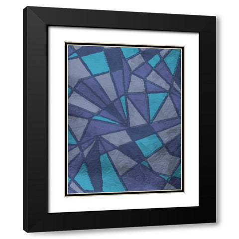 Pure Contemporary Black Modern Wood Framed Art Print with Double Matting by Lewis, Sheldon