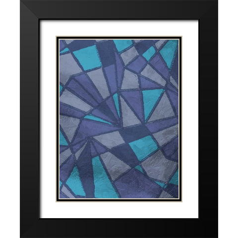 Pure Contemporary Black Modern Wood Framed Art Print with Double Matting by Lewis, Sheldon