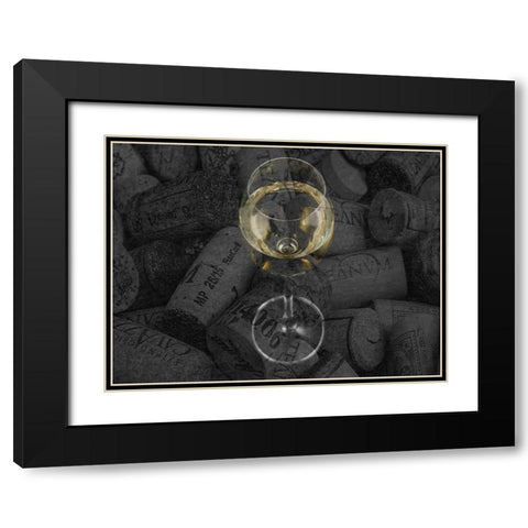 Elegant Transparent 2 Black Modern Wood Framed Art Print with Double Matting by Lewis, Sheldon