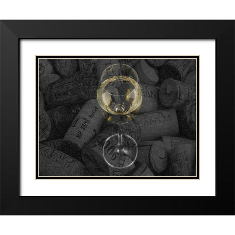 Elegant Transparent 2 Black Modern Wood Framed Art Print with Double Matting by Lewis, Sheldon