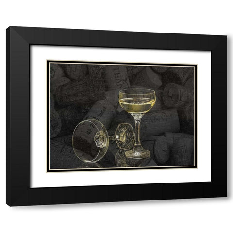 Elegant Transparent 3 Black Modern Wood Framed Art Print with Double Matting by Lewis, Sheldon