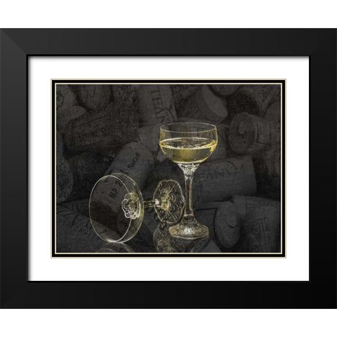 Elegant Transparent 3 Black Modern Wood Framed Art Print with Double Matting by Lewis, Sheldon