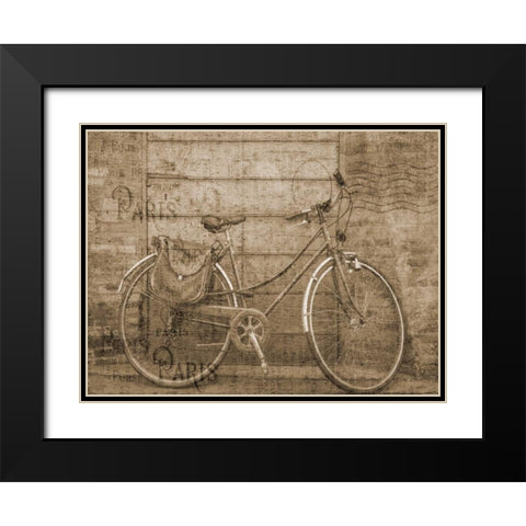 Ride Home Black Modern Wood Framed Art Print with Double Matting by Lewis, Sheldon