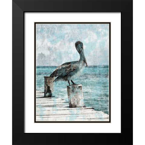 Coastal Pride Black Modern Wood Framed Art Print with Double Matting by Lewis, Sheldon