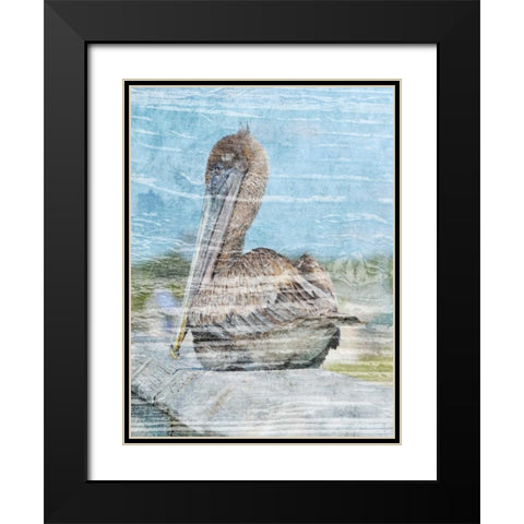 Coastal Pride 3 Black Modern Wood Framed Art Print with Double Matting by Lewis, Sheldon