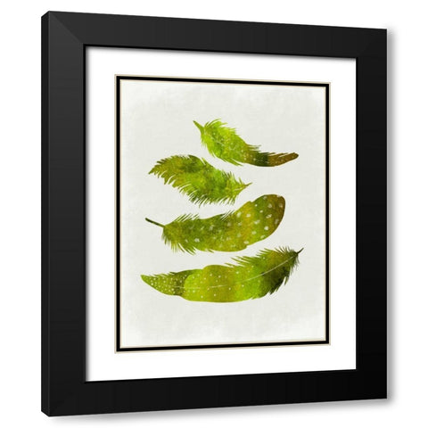 Marqius Village Black Modern Wood Framed Art Print with Double Matting by Lewis, Sheldon