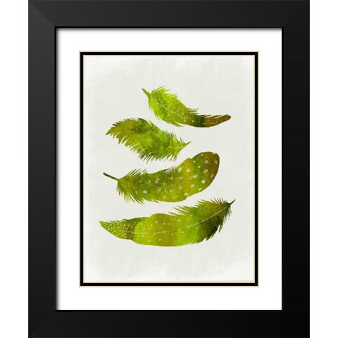 Marqius Village Black Modern Wood Framed Art Print with Double Matting by Lewis, Sheldon