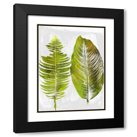 Tropic Spring 1 Black Modern Wood Framed Art Print with Double Matting by Lewis, Sheldon