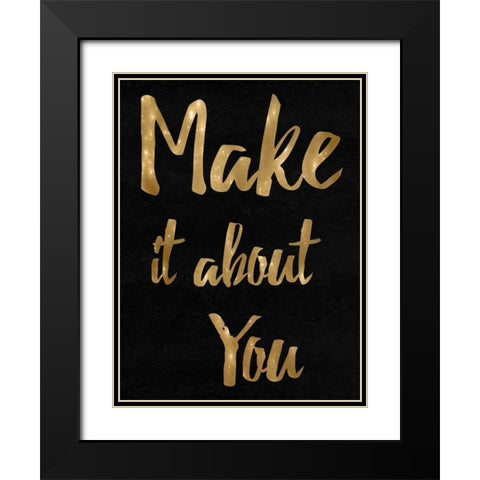 Bold Black Modern Wood Framed Art Print with Double Matting by Lewis, Sheldon