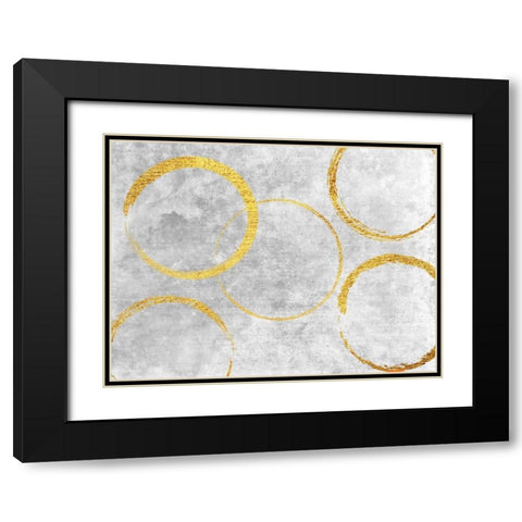 In The Loop Black Modern Wood Framed Art Print with Double Matting by Lewis, Sheldon