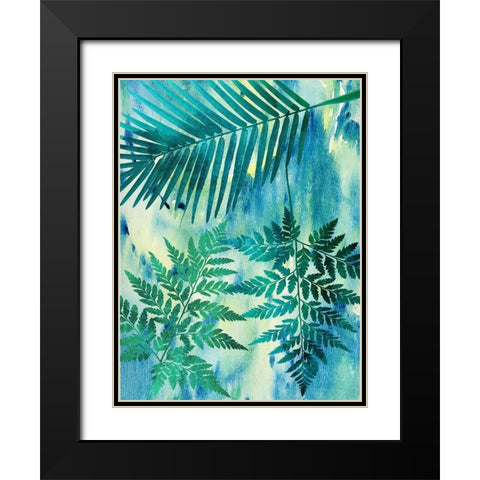Deep In The Tropic 2 Black Modern Wood Framed Art Print with Double Matting by Lewis, Sheldon