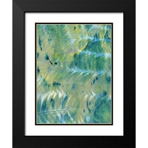 Deep In TheTropic 2 Black Modern Wood Framed Art Print with Double Matting by Lewis, Sheldon