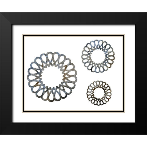 Morden Contempo Black Modern Wood Framed Art Print with Double Matting by Lewis, Sheldon